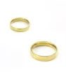 Stainless steel 316L ring gold plated