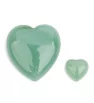 Green Aventurine Cabochons heart 10mm - 1Ks