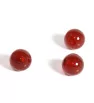 Half Drilled Red Agate beads 8mm - 1Pc