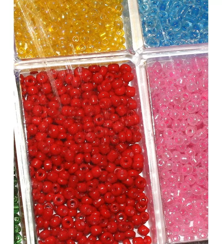 Glass seed Beads 2mm - 30g - 5.000Pcs Color Light Blue