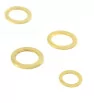 Stainless steel ring connector gold 15mm - 1Pc