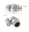 Round Stainless Steel Magnetic Clasp