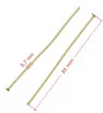 Stainless Steel Headpins 0,7mm Gold 100Pcs