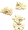 Stainless Steel Charm gold butterfly 15mm - 1Pc