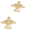Stainless Steel Charm gold Angel 17mm - 1Pc