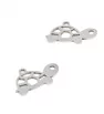 Stainless Charm turtle 18mm - 1Pc