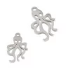 Stainless Steel Charm octopus 17mm - 1Pc