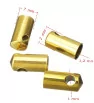 Stainless Steel endings Gold - 1Pc