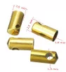 Stainless Steel endings Gold - 1Pc