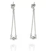 Chain earrings with rhinestone 5cm