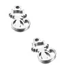 Stainless Steel Cats charm 12mm - 1Pcs