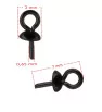 Stainless Stainless black pendant 3x0,7mm - 1Pc+
