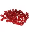 Jade red drop bead 26x16mm - 12ks