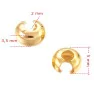 Stainless Steel gold covers 3-5mm 1Pc+P