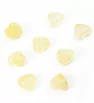 Yellow Jade Cabochons Heart 10mm - 1Pc