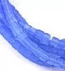 Square Crystal Beads Bermuda Blue - 1Strand