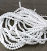 White natural Porcelain Beads 4-6mm - Strand