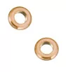 Beads rose gold plated 4x1x1,7mm - 1Pc