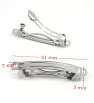 Stainless French Style Barrette clips - 1Pc