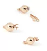 Stainless Stainless 8mm Ball Clasp Rose Gold plated- 1Pc