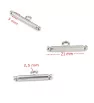 Stainless Steel ending 21x3mm - 1Pc+P