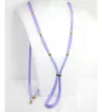 Bra Necklace Stainless Steel Gold plated Beads