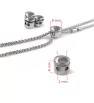 Stainless Steel Spring Stopper Ending - 1Pc