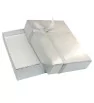 Silver paper gift box 100x78x29mm