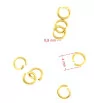 Stainless Steel Ring Gold - 1Pcs