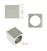Stainless Steel Cube Bead 2-4mm