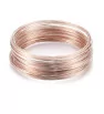 Stainless steel memory wire Bracelet Rose Gold 6cm