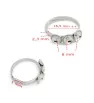 Stainless steel Finger Ring Setting 6mm - 1Pc