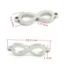 Stainless steel infinity connector 20mm- 1Pc+