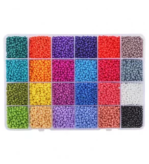 Glass seed Beads 2mm - 30g - 5.000Pcs Color Light Blue