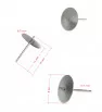 Stainless Steel Earring Post 4mm - 1Pc+P