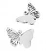 Stainless Steel Charm butterfly 12x18,5mm - 1Pc+