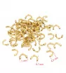 Stainless Steel 316 wire End 7x4,5mm Gold - 1Pc+P