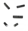 Stainless Steel Magnetic Clasps 16x4x2mm Black - 1Pair