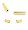 Stainless Steel Magnetic Clasps 16x4x2mm Gold - 1Pair