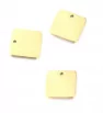 Stainless Steel Tag 15mm Golden - 1Pcs