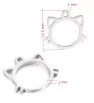 Stainless Steel Charm Cat 13mm - 1Pc