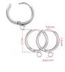 Stainless steel 304 Circle 13mm Earring - 1Pc