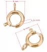 Rose Gold Ring Clasp 304 6-8mm - 1Pc
