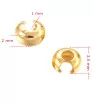 Stainless Steel gold covers 3-5mm 1Pc+P