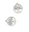 Stainless Steel Charm tree 17mm - 1Pc