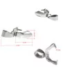 Stainless Steel Pinch Bail 17x3,5x0,6mm 1Pc+P