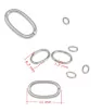 Stainless Steel Oval Rings 304 6-13mm - 1Pc+P