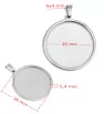 Stainless Steel 304 pendant 20-35mm