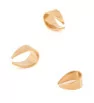 Stainless Steel Pinch Bail Rose gold 6-8mm - 1PCs