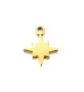 Stainless Steel Charm Gold 13mm - 1Pc